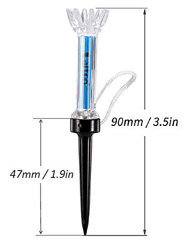 10個入り ゴルフティー 90mm マグネットティー ゴルフロングティー ティー ゴルフ ホルダー ティー 紛失防止 ゴルフ用品