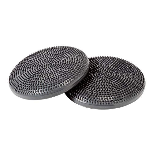 【Amazon限定ブランド】プリマソーレ(primasole) フィットネスボール 65cm インディゴブルー 空気入れ付き バランスボール フィットネス ピラティス PSS91NH015 & 【Amazon限定ブランド】 バランスディスク 【クールグレー】 2個入り 空気入れ付き 直径33cm 耐荷重250kg 体幹