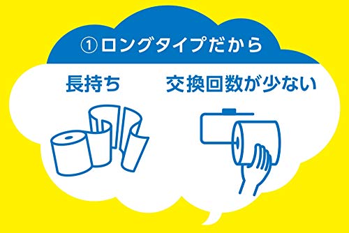ネピア ロング トイレットロール 8ロール ダブル 桜 (2枚重ね 45m巻) 桜の香り(桜色)