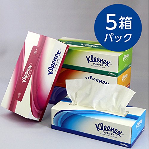 クリネックス ティシュー 360枚(180組) 5箱