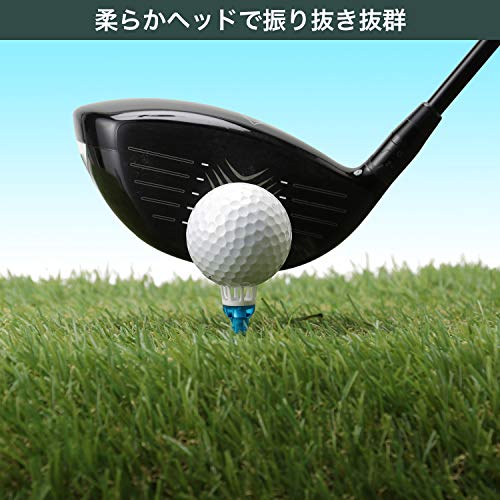 Tabata(タバタ) ゴルフ ティー 段 プラスチックティー 段付リフトティー 34mm 8本入 GV1412 34