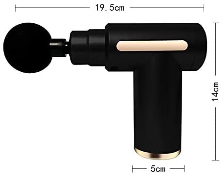 USBミニマッスルマッサージガンハンドヘルド電動ボディマッサージガンディープティシューツールマシンデバイス