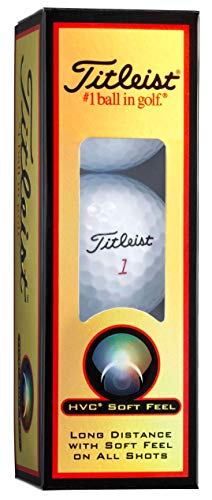 TITLEIST(タイトリスト) ゴルフボール HVC SOFT FEEL 2ピース 12個入り ホワイト 1HVSF-J