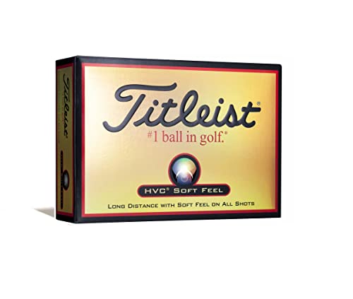 TITLEIST(タイトリスト) ゴルフボール HVC SOFT FEEL 2ピース 12個入り ホワイト 1HVSF-J