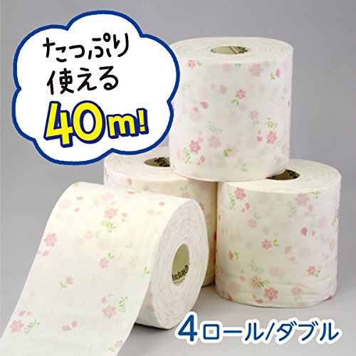 クリネックス システィ トイレット4ロール 40mダブル ハピネスピンク