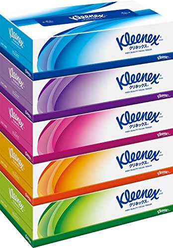 クリネックス ティシュー 360枚(180組) 5箱