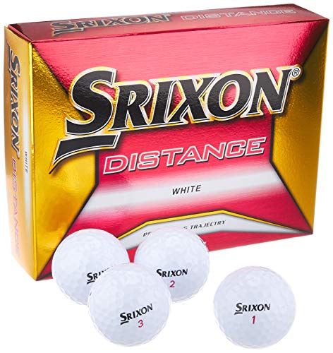 DUNLOP(ダンロップ) ゴルフボール SRIXON DISTANCE 2018年モデル 1ダース(12個入り) ホワイト